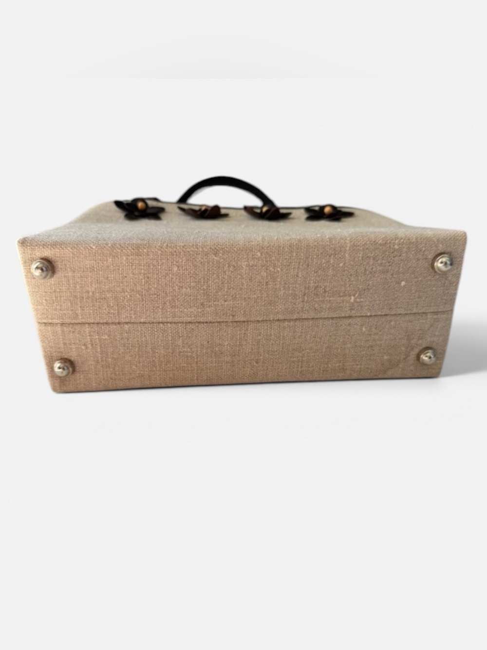Kate Spade Vintage Phoebe Manhattan Top Handle Bag with Leather Appliques | GUC - Picture 4 of 6